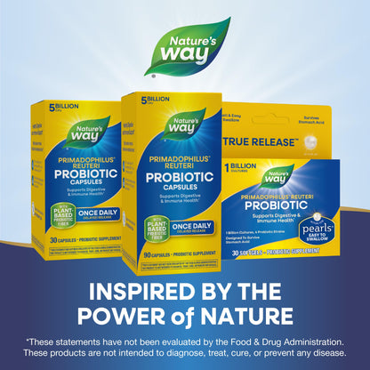 Nature’s Way Primadophilus – 5B CFU Probiotic for Digestive & Immune Support