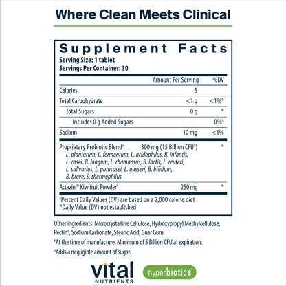 Hyperbiotics PRO-15 – 15 Strains + Kiwifruit for Digestive & Bloating Relief