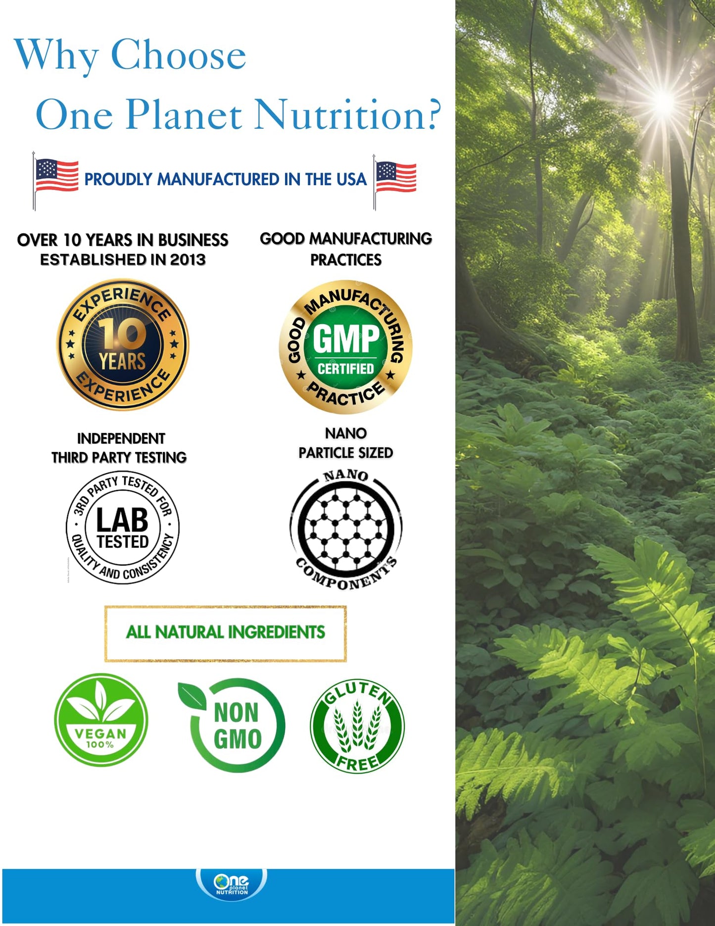 One Planet Nano Boswellia – Brain & Cognitive Support – 454 Servings