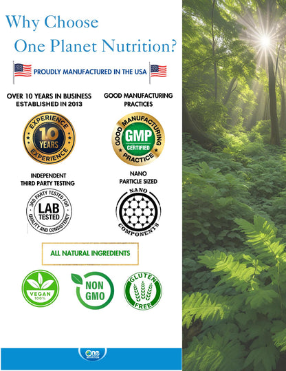 One Planet Nano Boswellia – Brain & Cognitive Support – 454 Servings