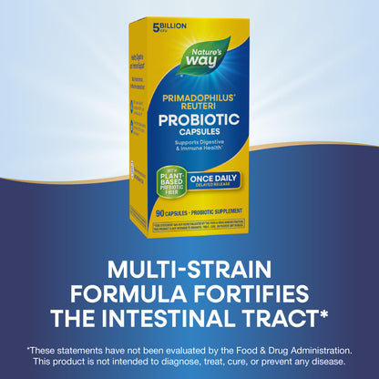Nature’s Way Primadophilus – 5B CFU Probiotic for Digestive & Immune Support