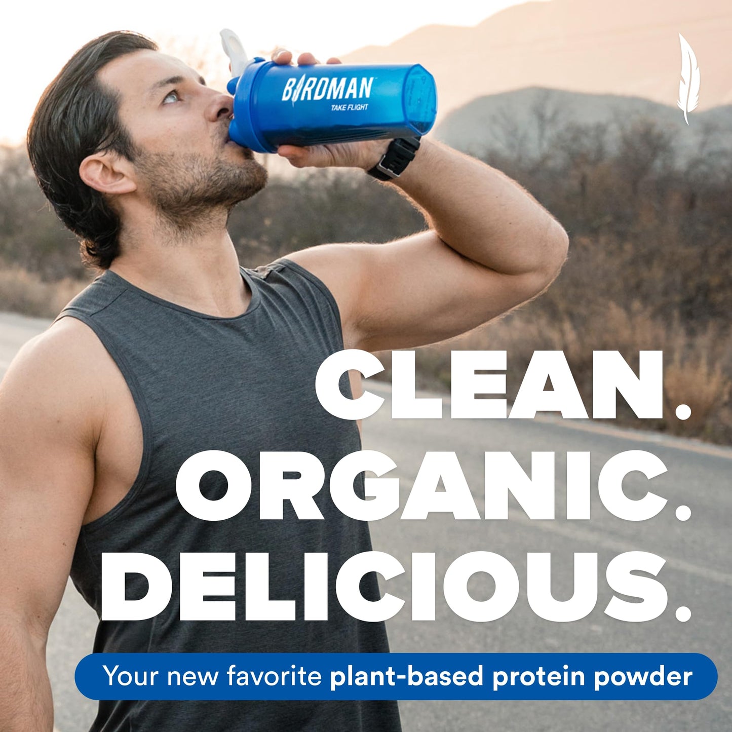 Birdman Falcon Vegan Protein – Chocolate, Organic, Stevia-Free, Keto