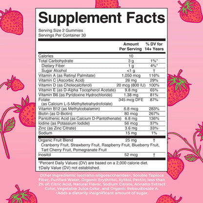 MaryRuth Women’s Multivitamin Gummies – Vegan, Sugar-Free, 60 Ct