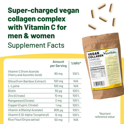 Vegan Vitality Skin & Brain Bundle – Collagen, Omega-3, Lion’s Mane, D3