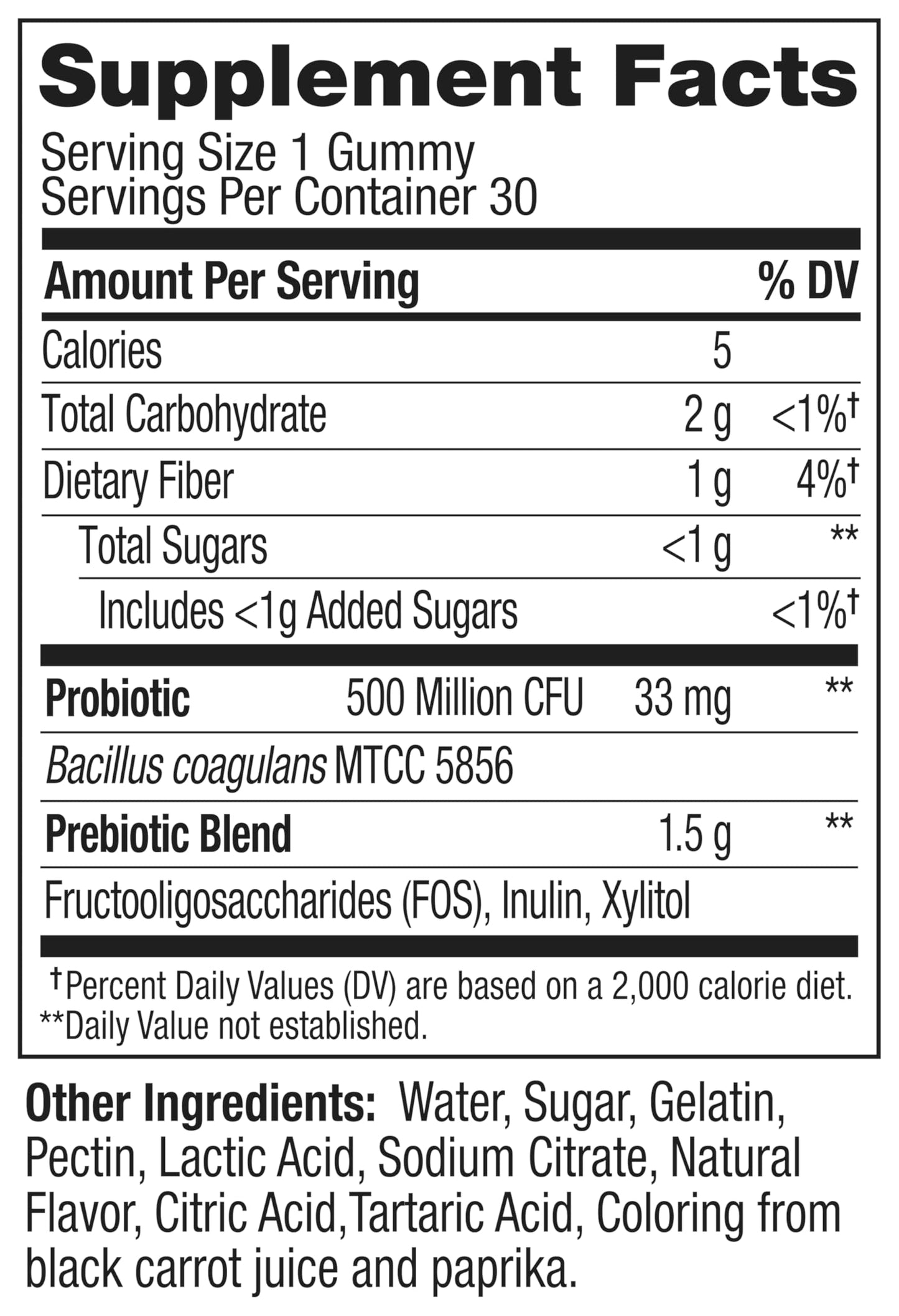 OLLY Probiotic + Prebiotic Gummies – Digestive & Gut Health Support