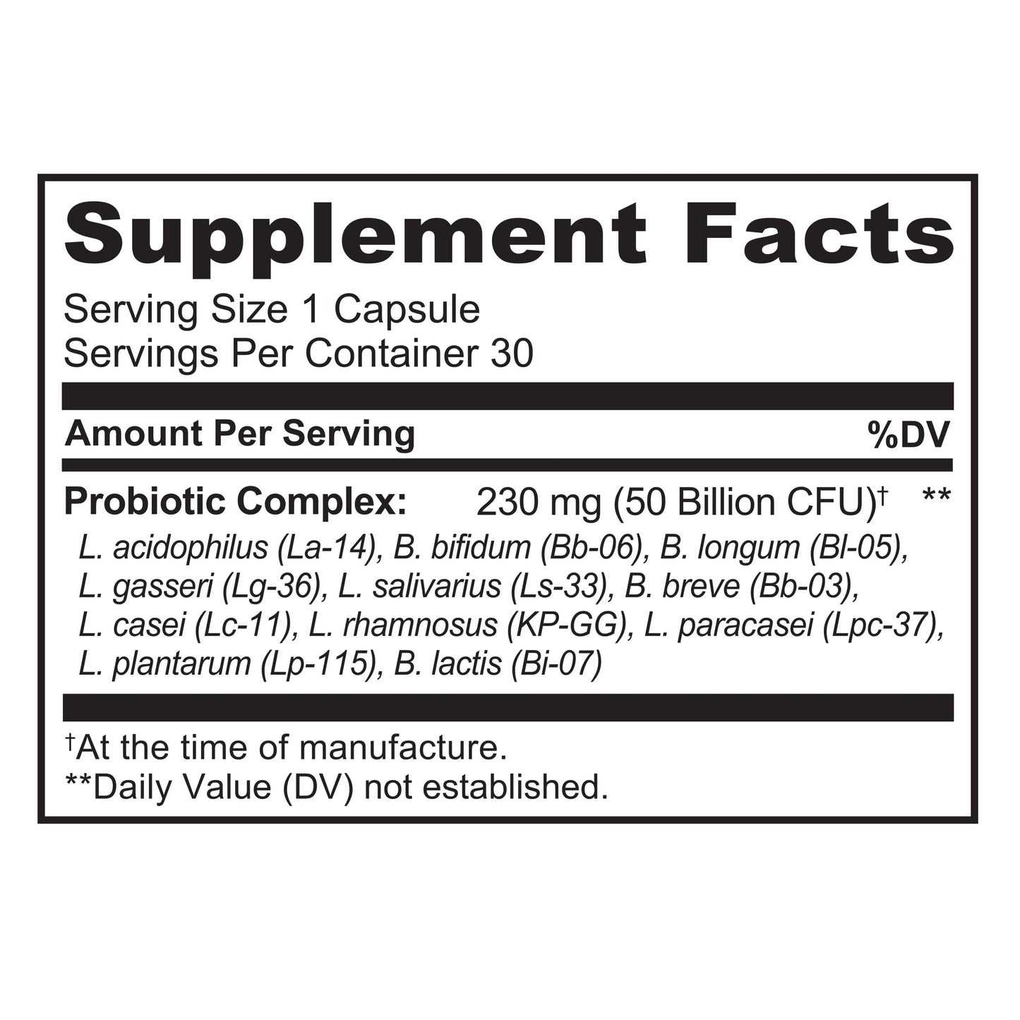 NATURELO Probiotics – 50B CFU, 11-Strain Digestive & Immune Support