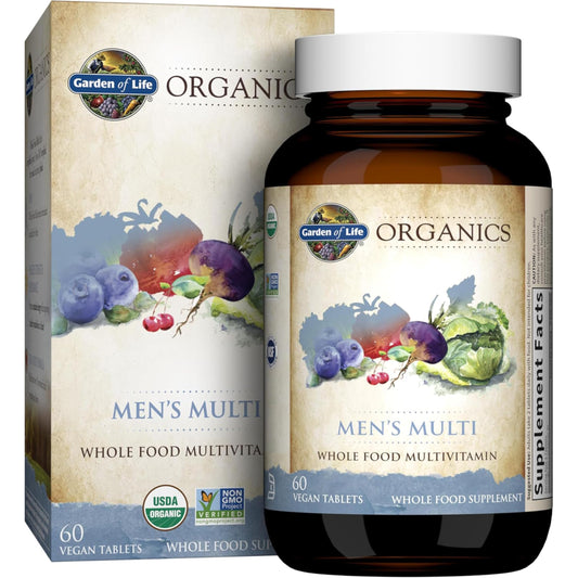 Garden of Life Men’s Organic Multivitamin – Energy & Wellness Support
