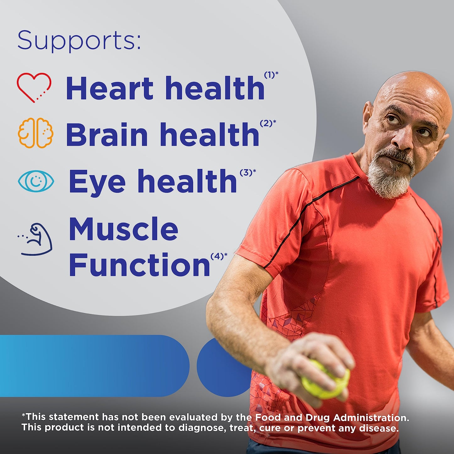 Centrum Silver Men’s 50+ Multivitamin – Brain, Heart & Immune Support 100 Ct