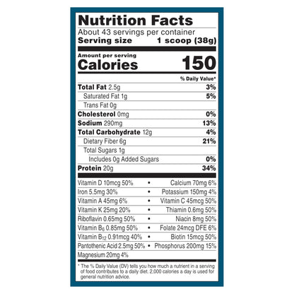 Vega All-in-One Vegan Protein – Vanilla, Superfoods, Immunity – 3.1 lb
20g Plant Protein | Superfoods + Probiotics | Vanilla | Immunity Support | 3.1 lb