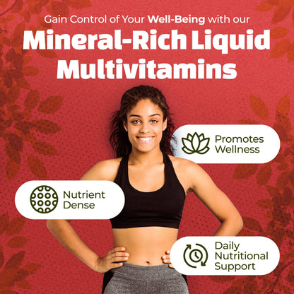 Mineral-Rich Liquid Multivitamins – Immune & Bone Health, Daily Support