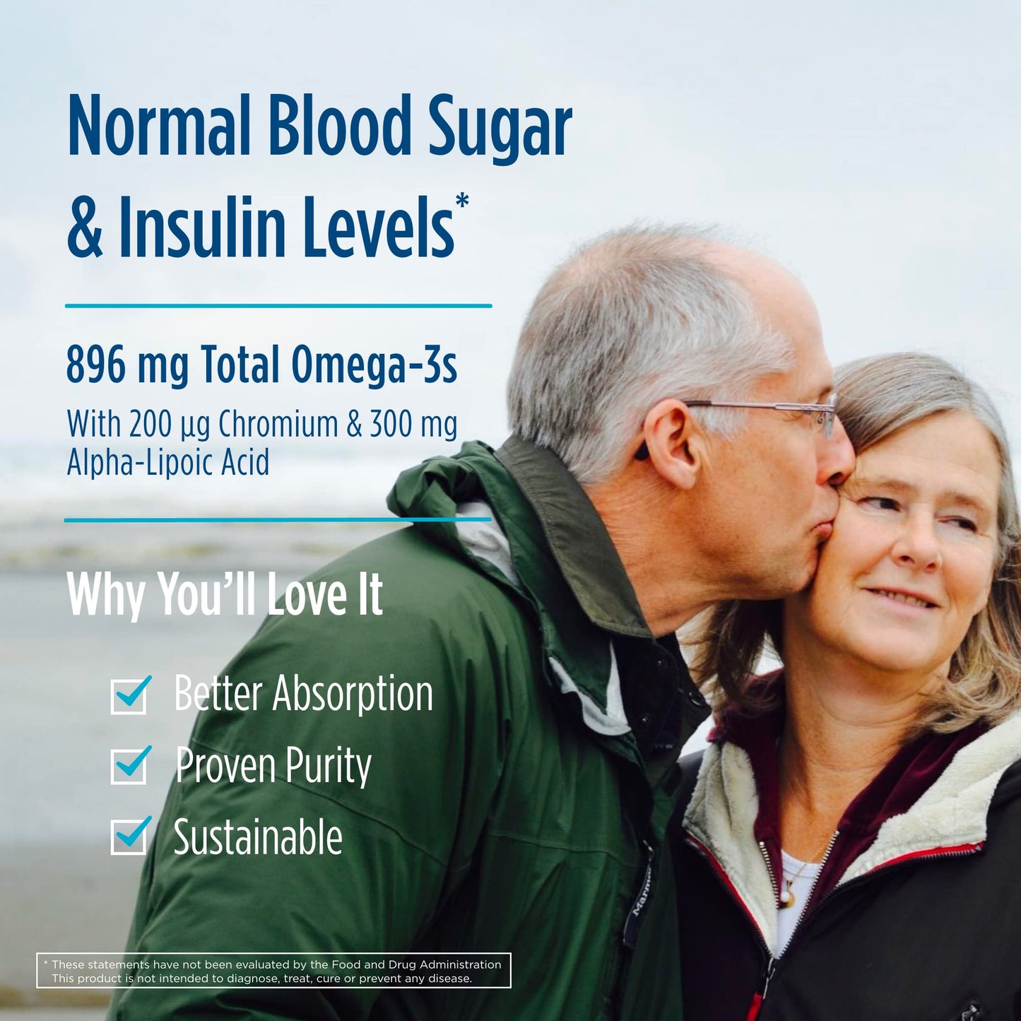 Nordic Naturals Blood Sugar – Omega-3, ALA & Chromium – 60 Softgels (69 characters)