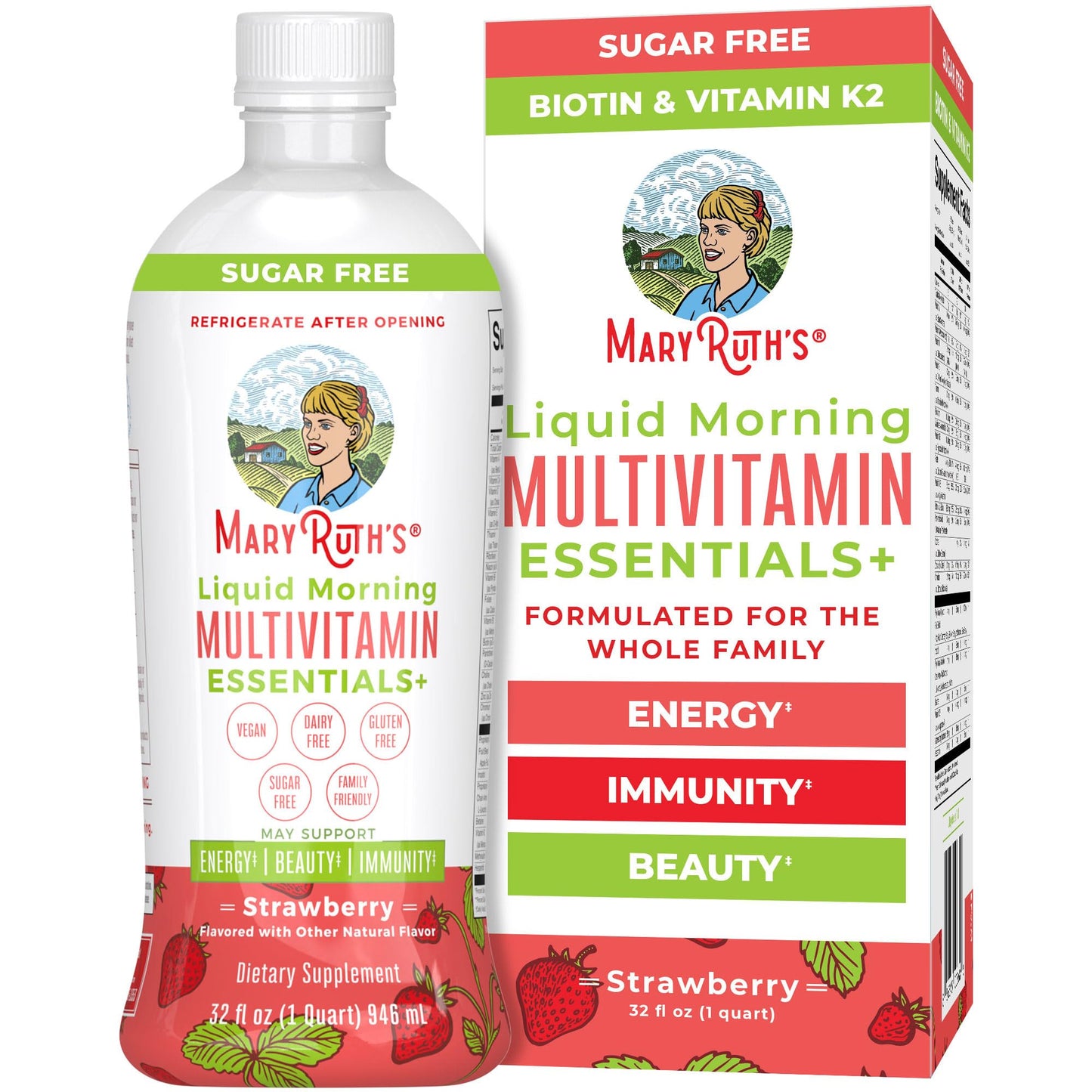 MaryRuth Liquid Multivitamin – Sugar-Free Daily Vitamins for All Ages