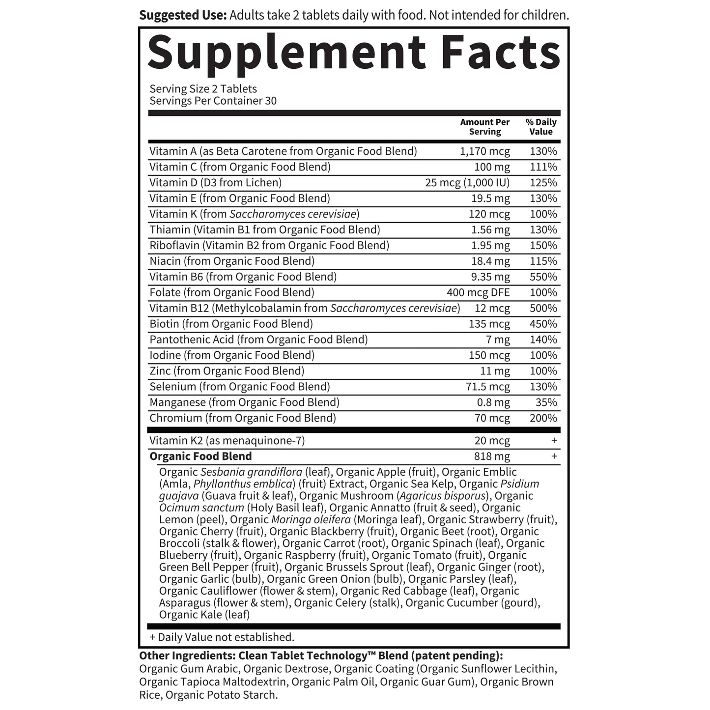 Garden of Life Men’s Organic Multivitamin – Energy & Wellness Support