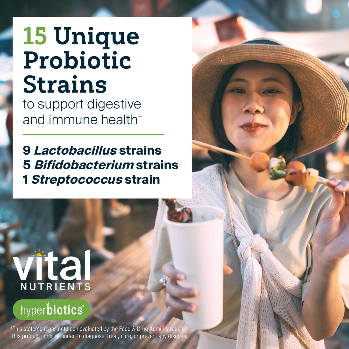 Hyperbiotics PRO-15 – 15 Strains + Kiwifruit for Digestive & Bloating Relief