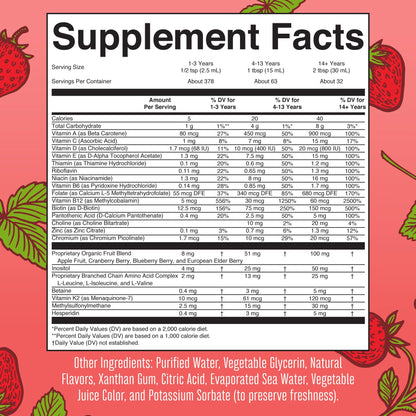 MaryRuth's Liquid Morning Multivitamin (Strawberry) & Liquid Nighttime Multimineral (Pineapple) | Clean Label Project Verified® | Vitamins for Energy, Sleep, & Overall Health | Vegan, Non-GMO