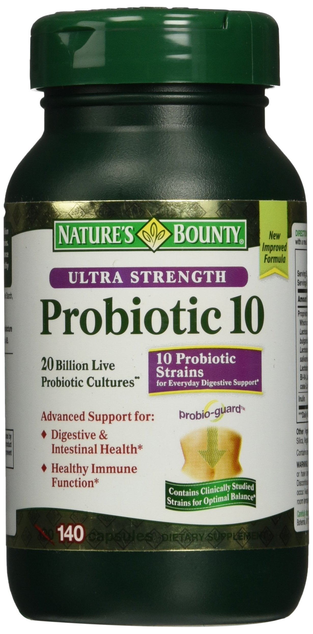 Nature’s Bounty Probiotic 10 – 20B CFU, 10 Strains for Digestive Health