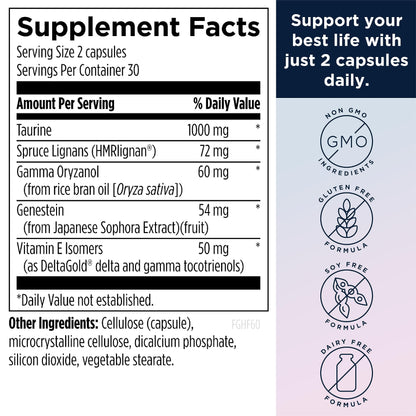 Designs for Health FemGuard-HF - Help Diminish Mild Menopause Hot Flashes - Peri & Menopause Supplements for Women to Support Healthy Aging, Hormonal Balance & Bone Health (60 Capsules)