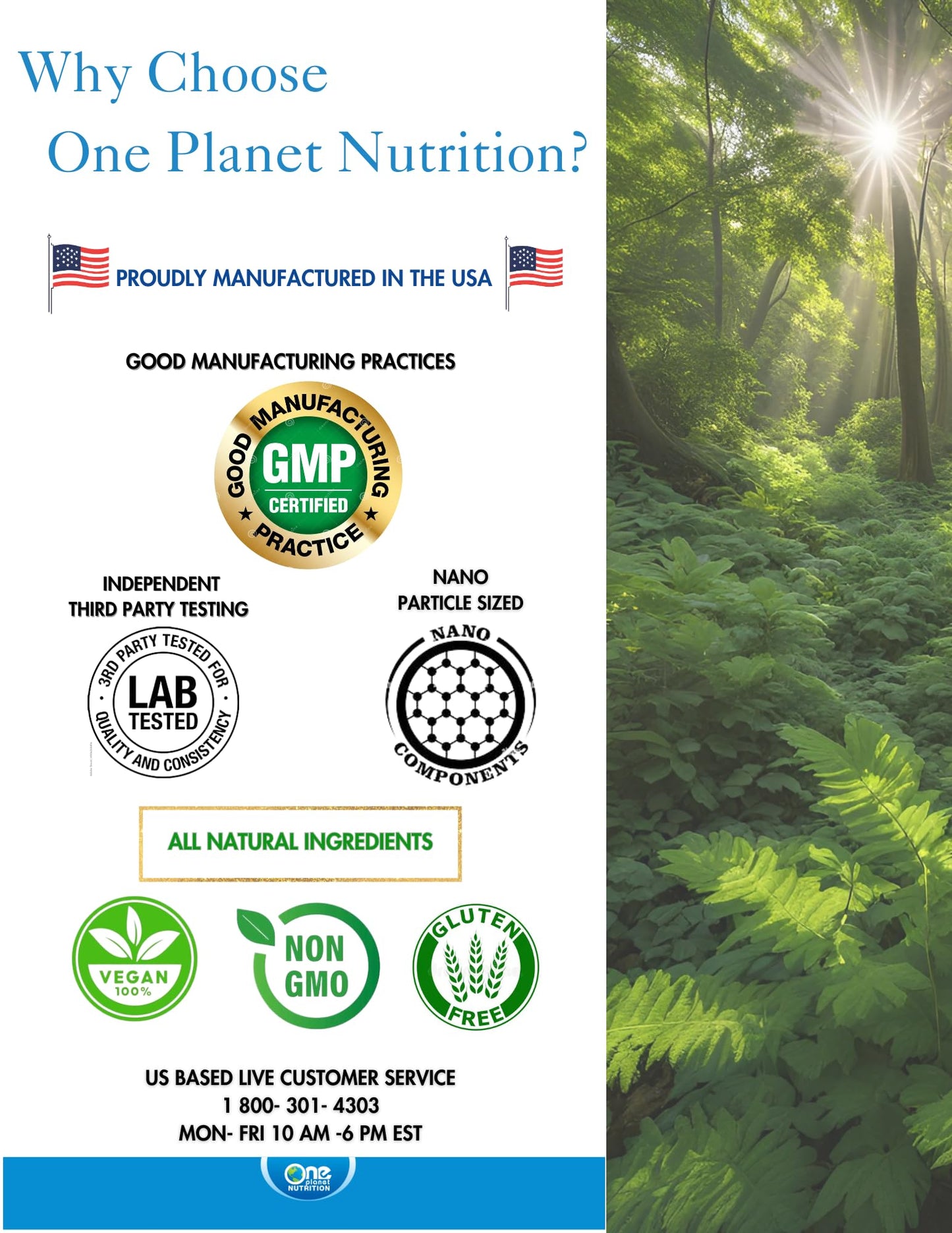 One Planet Nano Bacopa Powder – Memory & Focus Support – 227 Servings (68 characters)