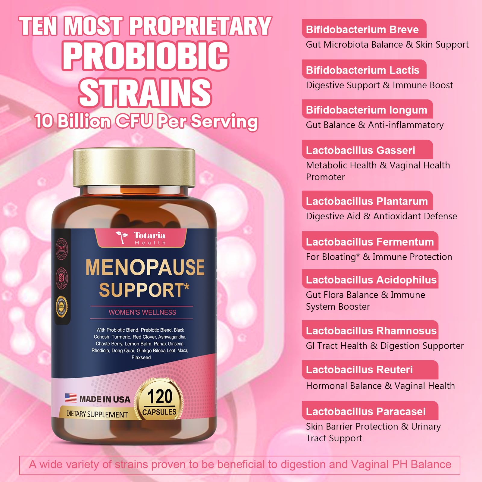 Vegan 40-in-1 Menopause Support Capsules for Women – Hot Flash Relief and Hormone Balance