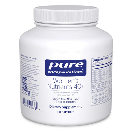 Pure Encapsulations Women's Nutrients 40+ - Multivitamin for Women Over 40 to Support Urinary Tract Health, Breast Cell Health & Eye Integrity* - with Vitamin C, E & A - 180 Capsules