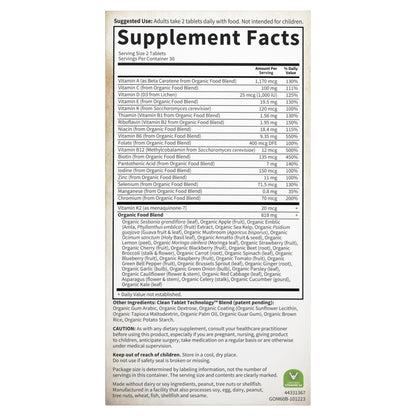 Garden of Life Men’s Organic Multivitamin – Energy & Wellness Support