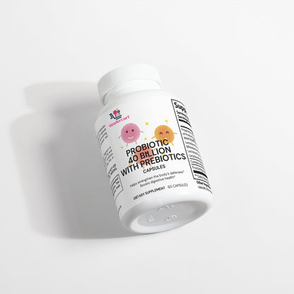 Probiotic 40 Billion CFU + Prebiotics
Supports gut health, immunity & digestion with multi-strain vegan formula.