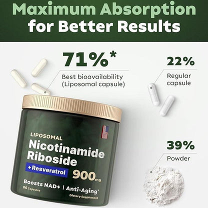 NAD+ Vegan Energy Capsules
Clean plant-based NMN for daily vitality, stamina & mitochondrial support.