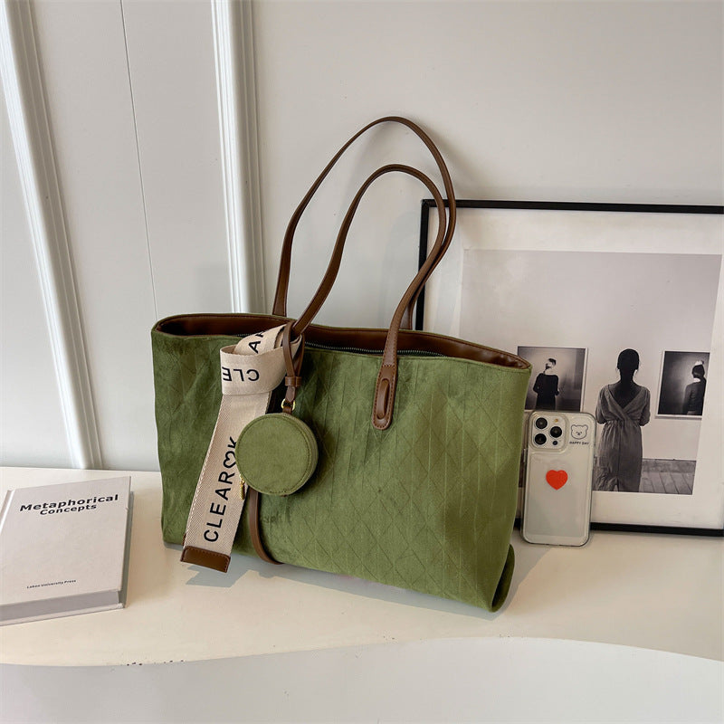 Everyday tote shoulder bag styled for casual travel and errands