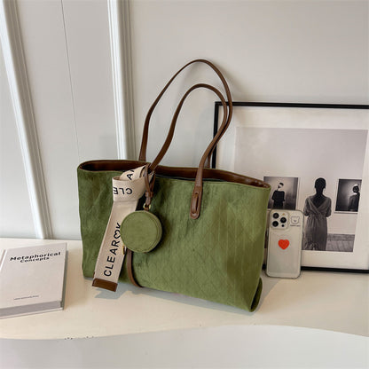 Everyday tote shoulder bag styled for casual travel and errands