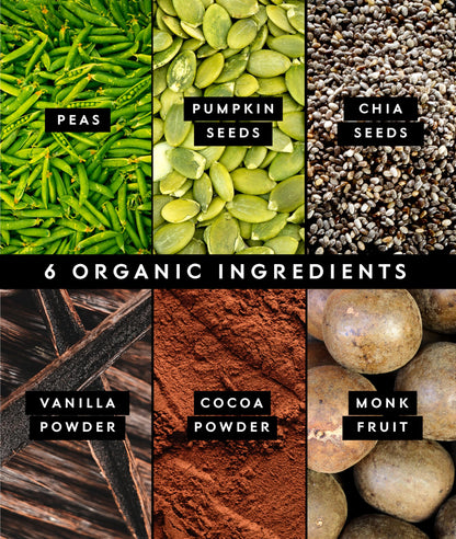 Truvani Vegan Pea Protein Powder | Chocolate | 20g Organic Plant Based Protein | 18 Servings | Keto | Gluten & Dairy Free | Low Carb | No Added Sugar