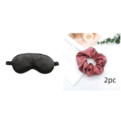 Silk eye mask designed to reduce light exposure