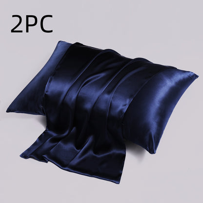 Zipper Silk Double-sided Pillowcase Household  (2)