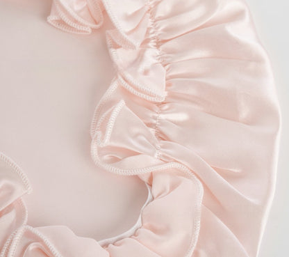 Breathable smooth satin hair cap designed for sleep and everyday comfort