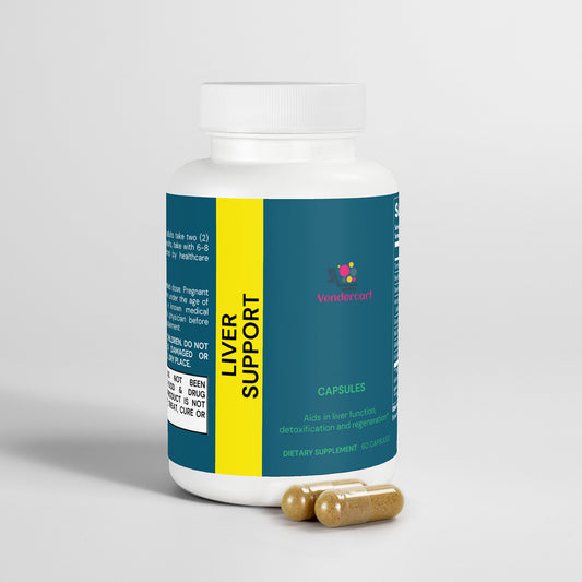 Premium Liver Support
Vegan formula with milk thistle & turmeric for daily liver detox & health.