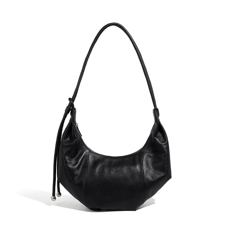 Crossbody Croissant Leather Shoulder Underarm Bag