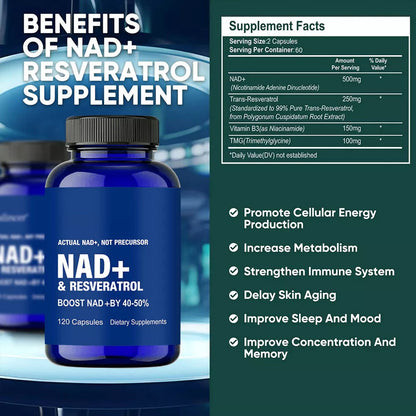 Resveratrol Sleep Supplement Capsules For Men