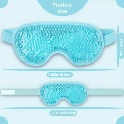 Reusable Cooling Eye Mask – Cold Gel Therapy for Puffy Eyes, Migraines & Eye Strain Relief | Naturally You Balance