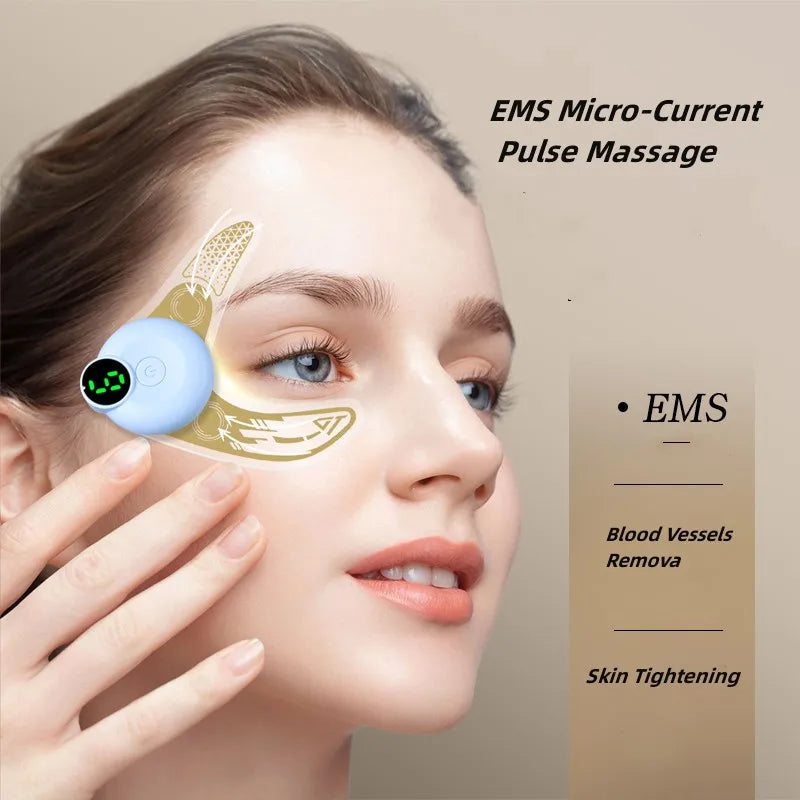 EMS Eye Mask Patch – Wearable Microcurrent Eye Massager for Dark Circles, Puffiness & Skin Lifting | Naturally You Balance

