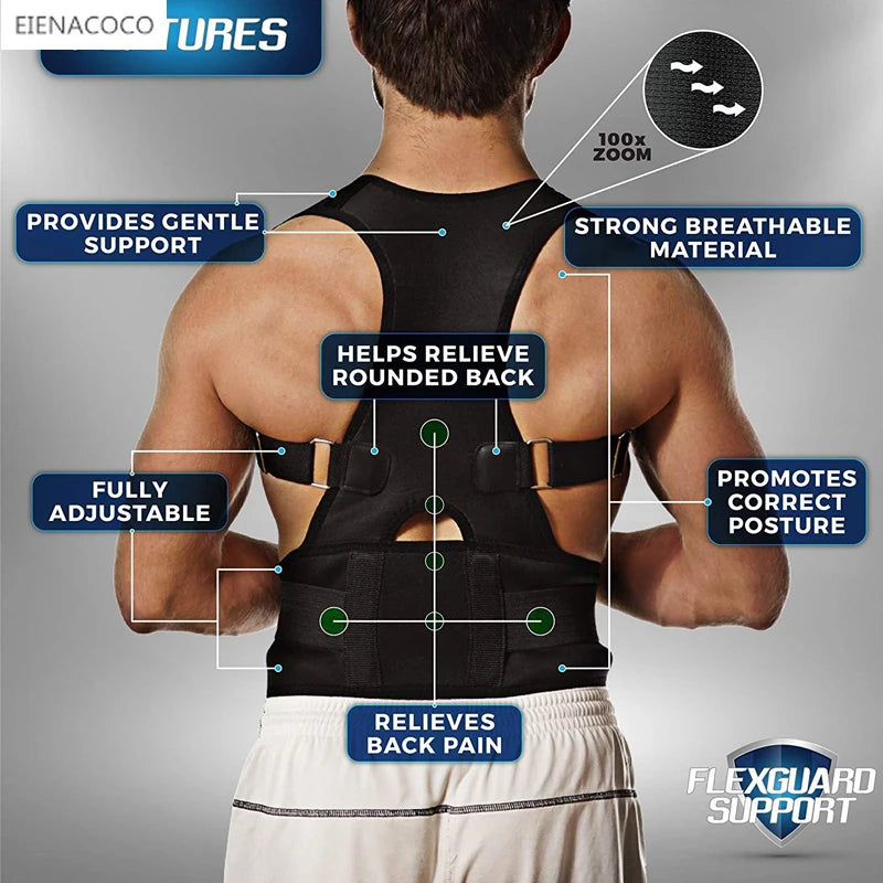 Adjustable Lumbar Back Brace – Comfortable Waist Support for Posture & Pain Relief | Naturally You Balance