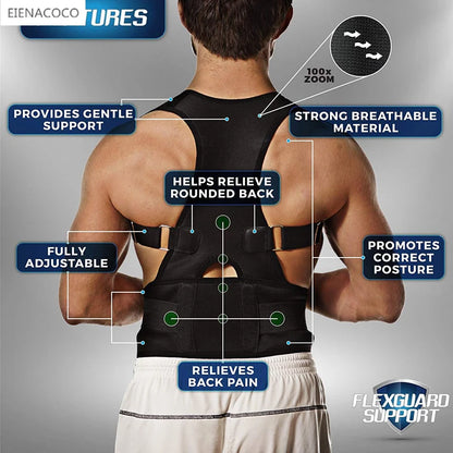 Adjustable Lumbar Back Brace – Comfortable Waist Support for Posture & Pain Relief | Naturally You Balance