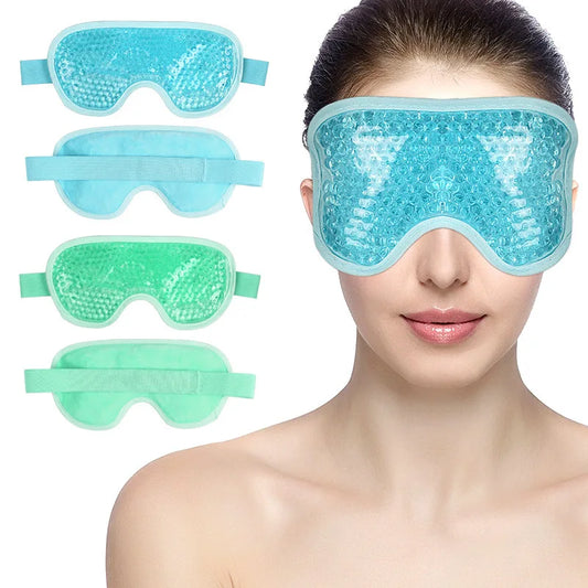 Reusable Cooling Eye Mask – Cold Gel Therapy for Puffy Eyes, Migraines & Eye Strain Relief | Naturally You Balance