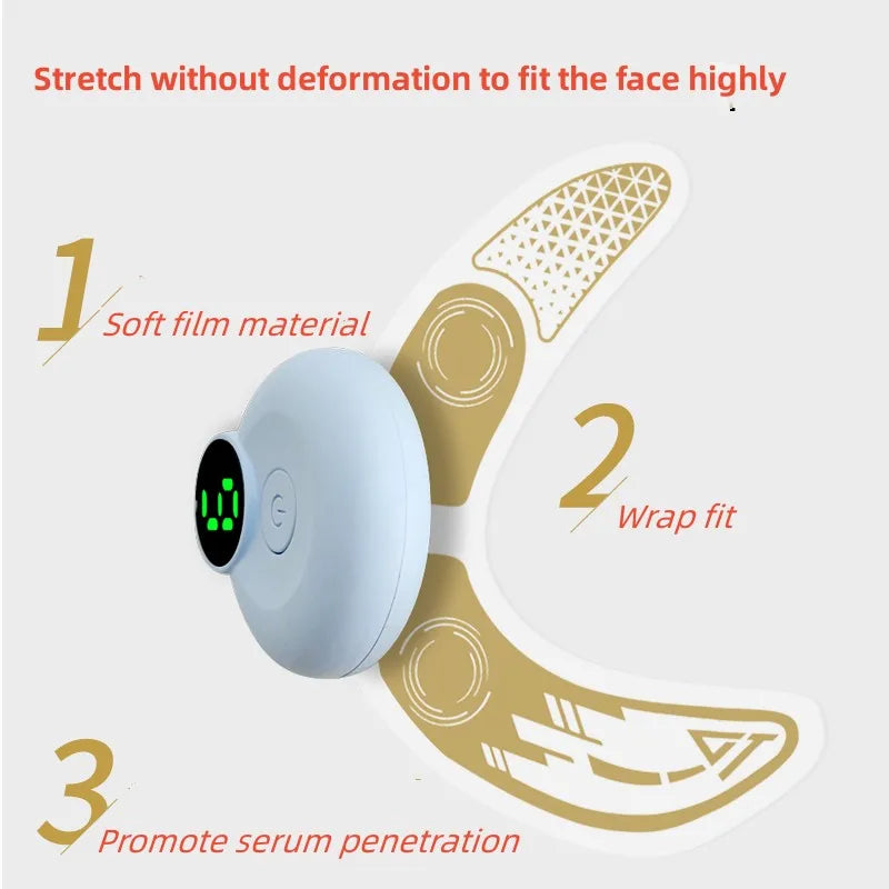 EMS Eye Mask Patch – Wearable Microcurrent Eye Massager for Dark Circles, Puffiness & Skin Lifting | Naturally You Balance

