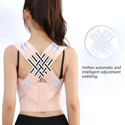 Posture Corrector – Adjustable Shoulder & Back Brace for Middle and Upper Spine Alignment | Naturally You Balance

