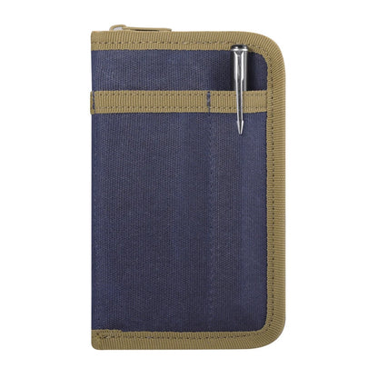 Canvas Pocket Journal Cover – Zippered Organizer for Notebook, Passport, Pens & Travel Gear | Naturally You Balance