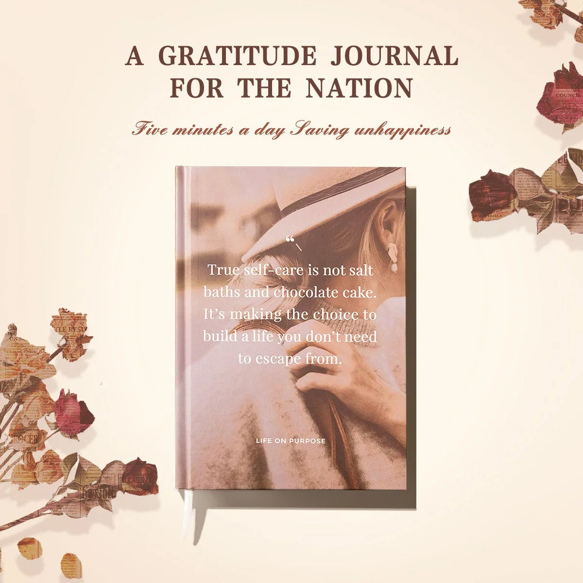 A5 Gratitude Diary – Self-Regulation Journal for Daily Stress Release & Emotional Wellness | Naturally You Balance

