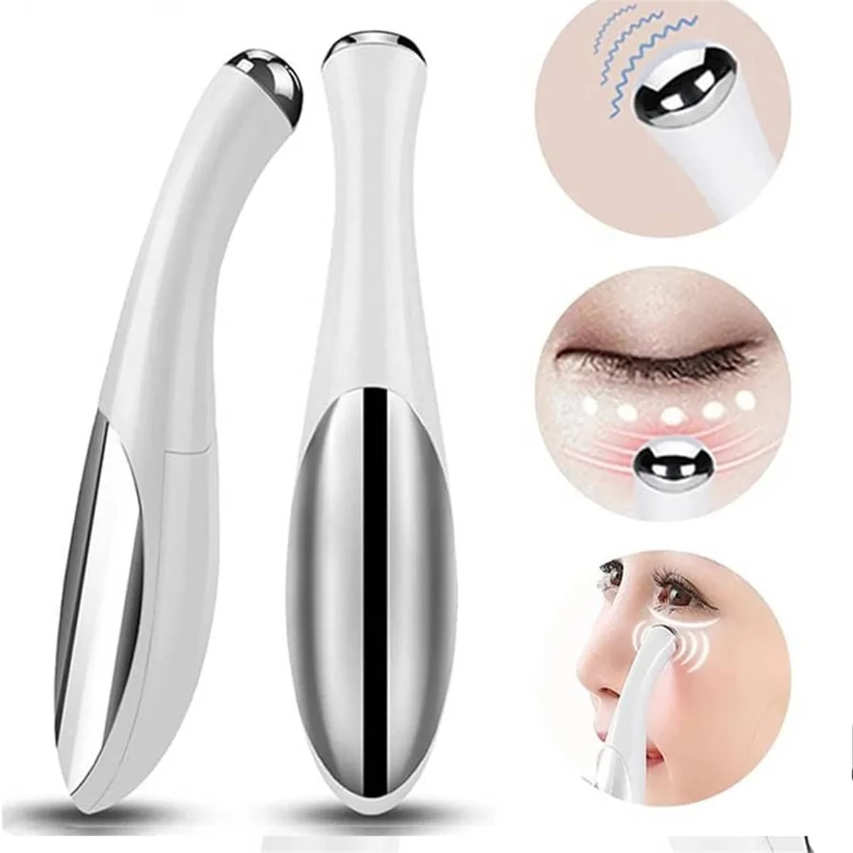 Electric Eye Massager – Anti-Aging Eye Care Tool for Wrinkle Removal & Dark Circle Treatment | Naturally You Balance

