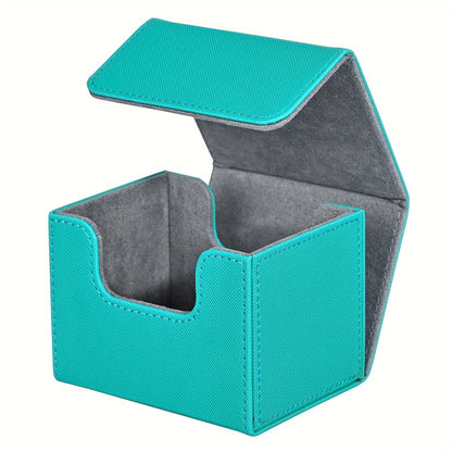 PU Leather Card Deck Box – Magnetic Storage Case for 100 Sleeved Trading Cards (TCG/CCG) | Naturally You Balance