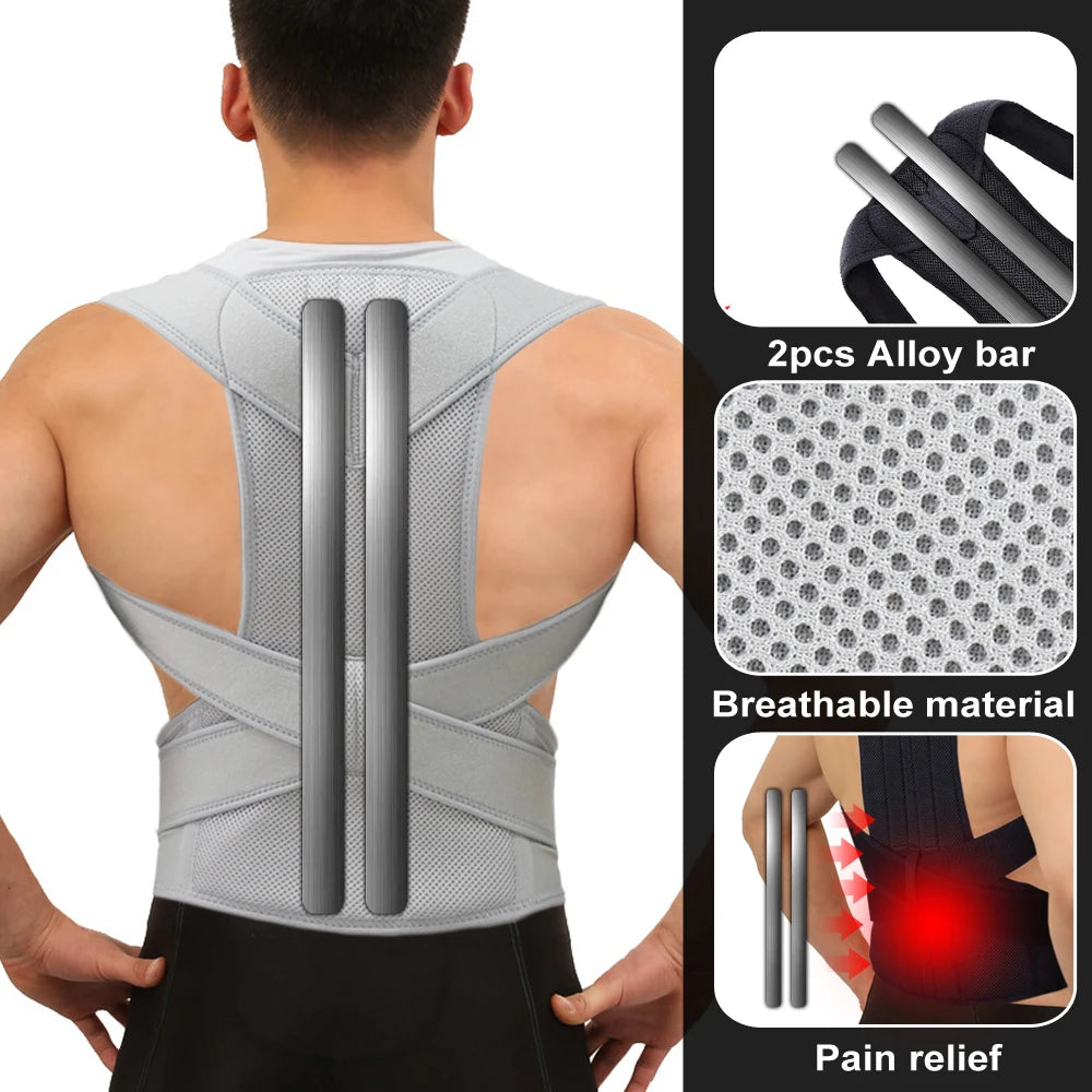 Breathable posture support wearable material detail