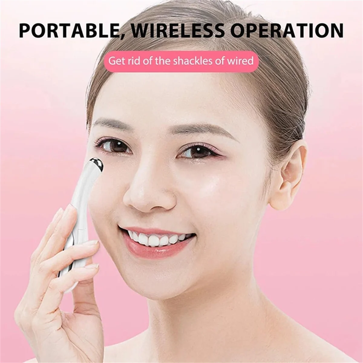 Electric Eye Massager – Anti-Aging Eye Care Tool for Wrinkle Removal & Dark Circle Treatment | Naturally You Balance

