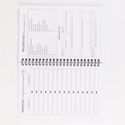 A5 Daily Mental Health Journal – Self-Care Workbook with Mood Tracker, Relaxation & Reflection Tools | Naturally You Balance